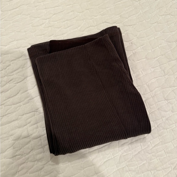 Lululemon Brown Soft Stream Ribbed Pants - Picture 4 of 6